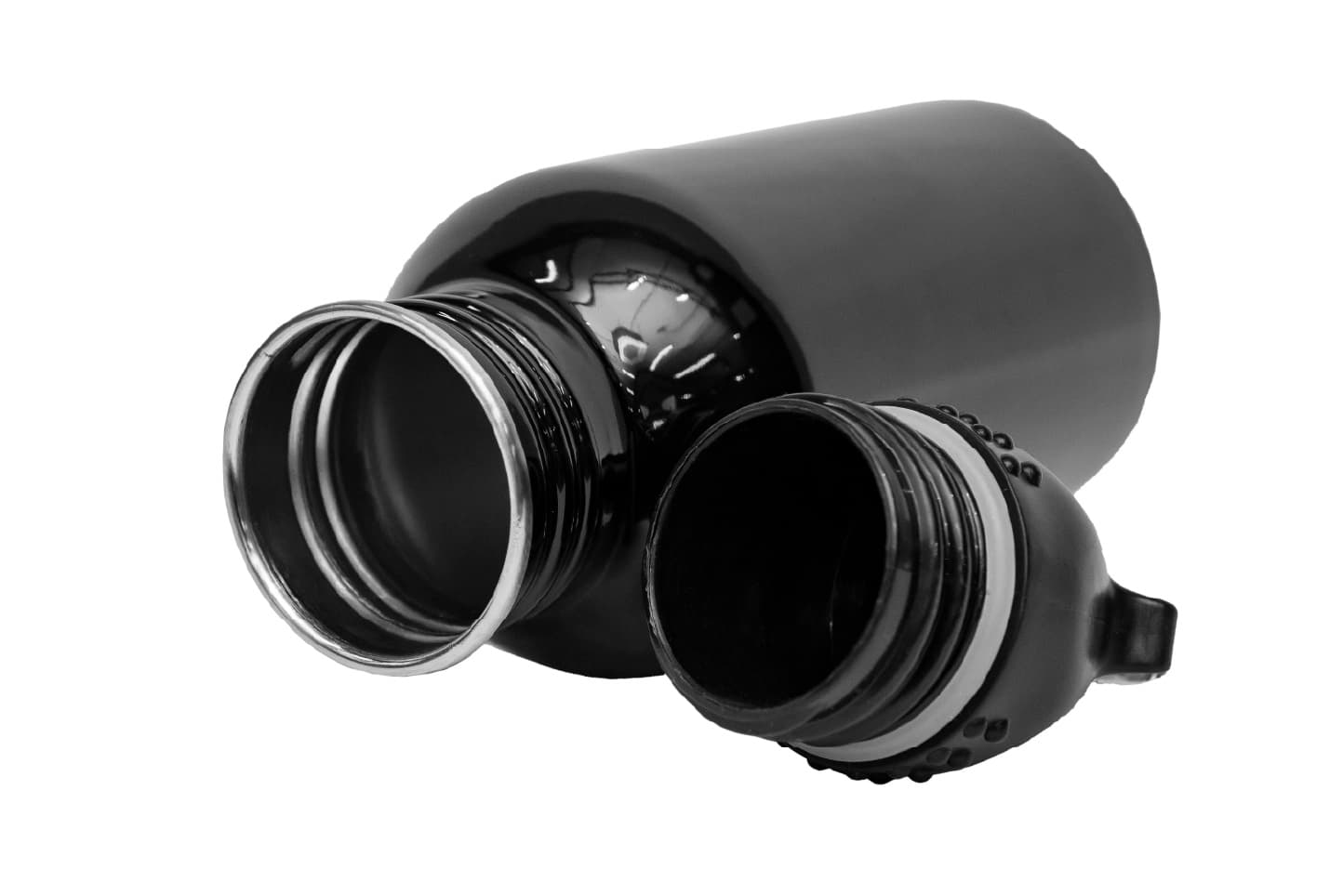 Polished Stainless Steel Sports Bottle 450ml · Product view