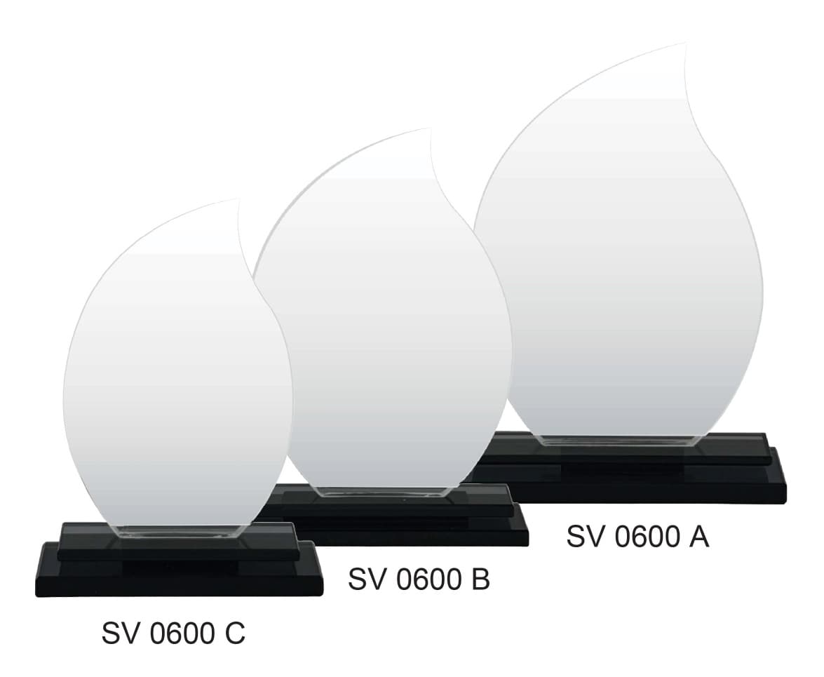 Wycliffe Crystal Plaque · Product view