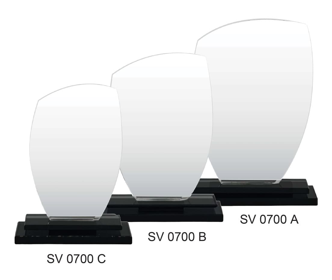 Heron Crystal Plaque · Product view