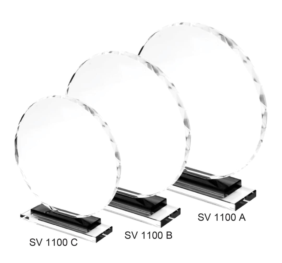Everett Crystal Plaque · Product view