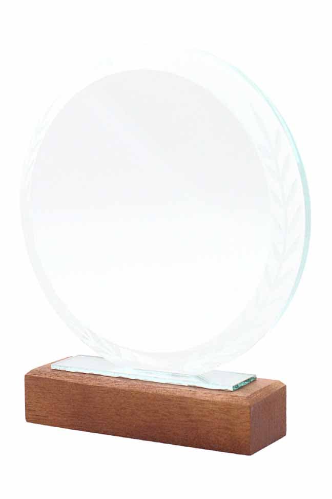 Benton Wooden Crystal Plaque · Product view