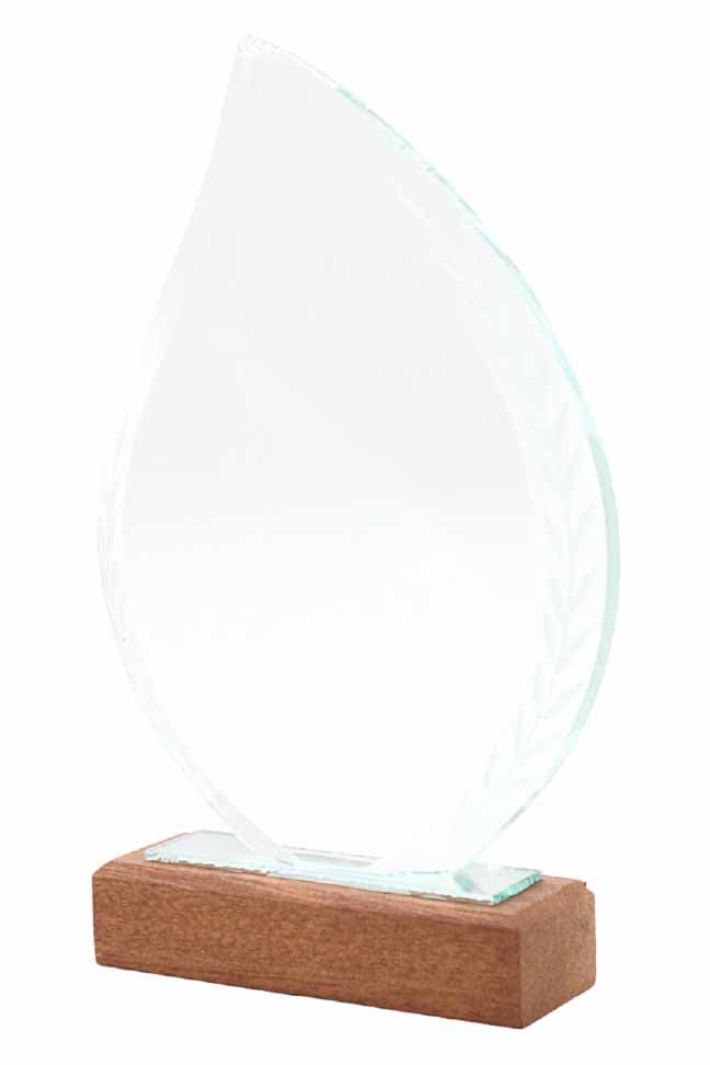 Heston Wooden Crystal Plaque · Product view