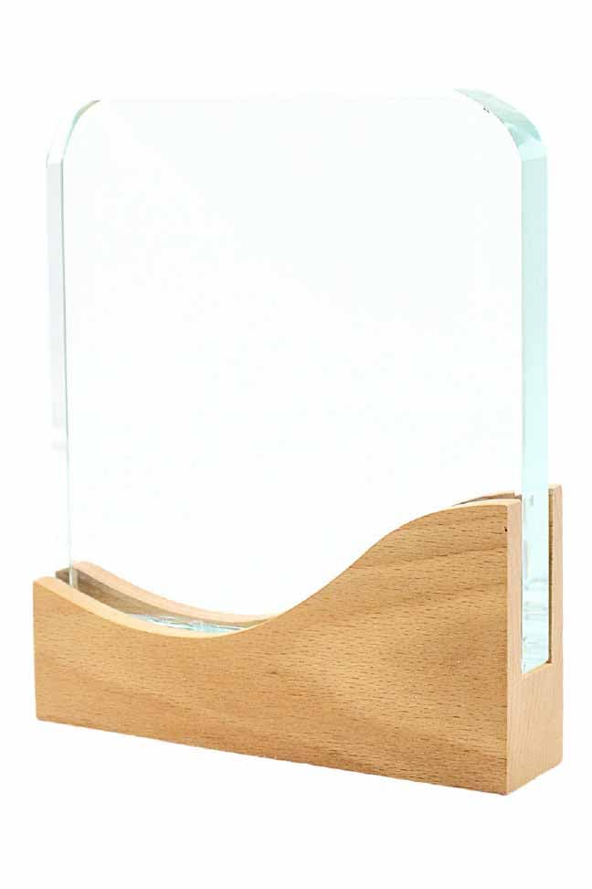 Rory Wooden Crystal Plaque · Product view