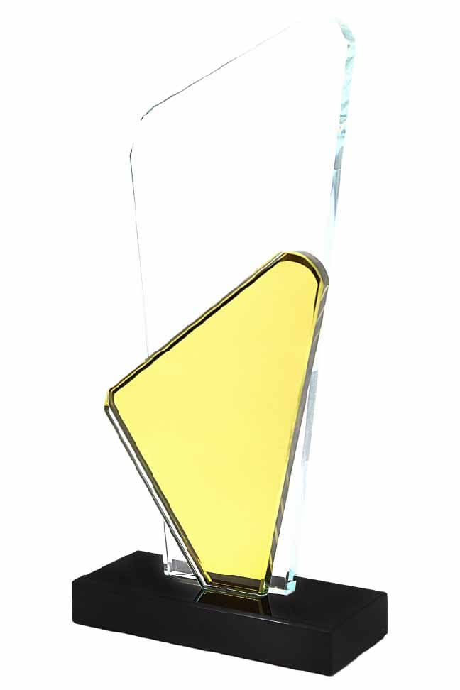 Darien Crystal Plaque · Product view