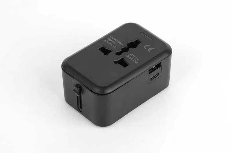 Transit Universal Travel Adapter with USB-A & Type-C · Product view