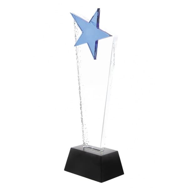 Fidel Crystal Plaque