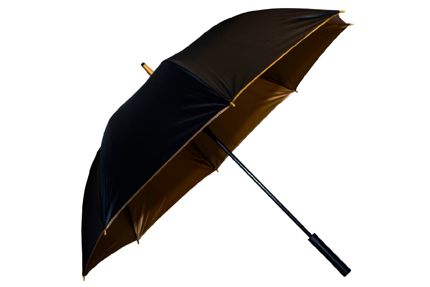 Langford Premium Black Coated Umbrella · Product view
