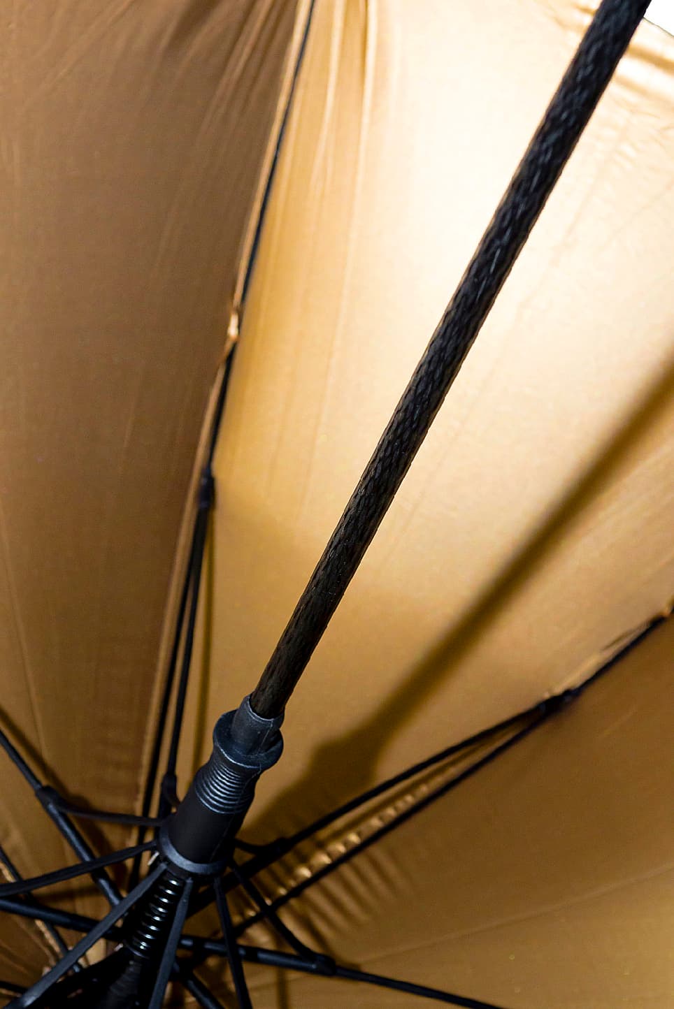 Langford Premium Black Coated Umbrella · Product view