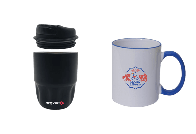 Custom branded drinkware product example