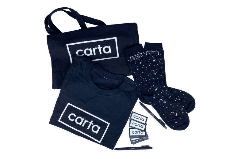 Curated onboarding gift set example