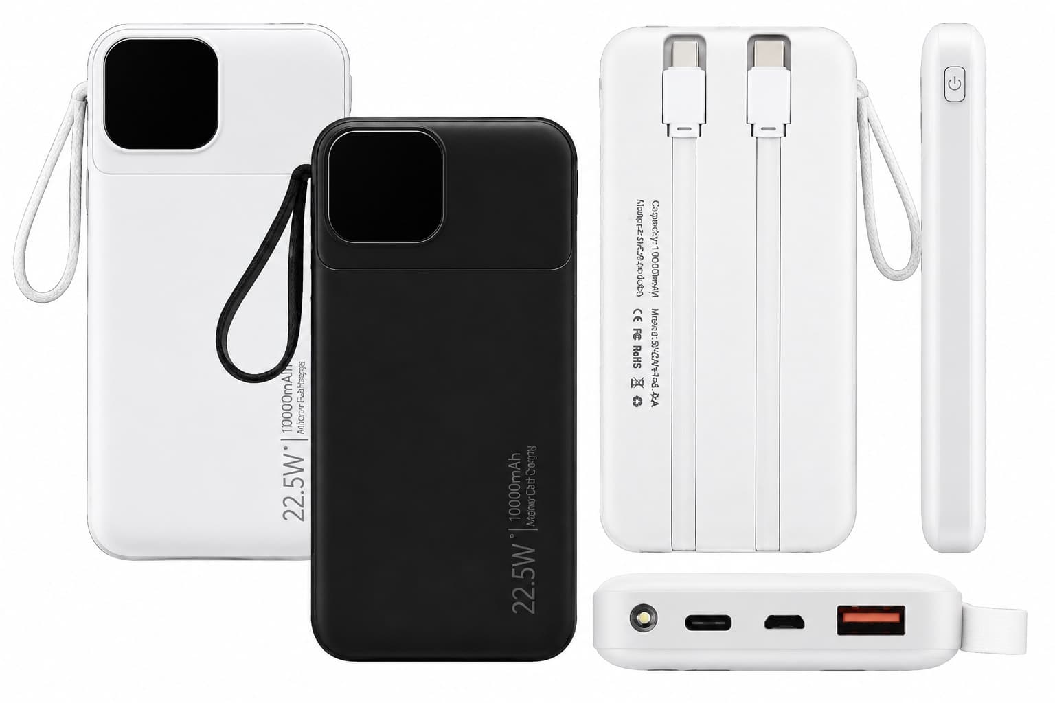 PB28 10000mAh Adaptive Quick Charging Power Bank - Image 1