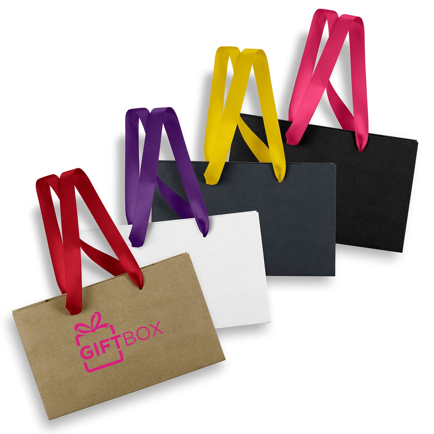 Small Ribbon Handle Paper Bag · Product view