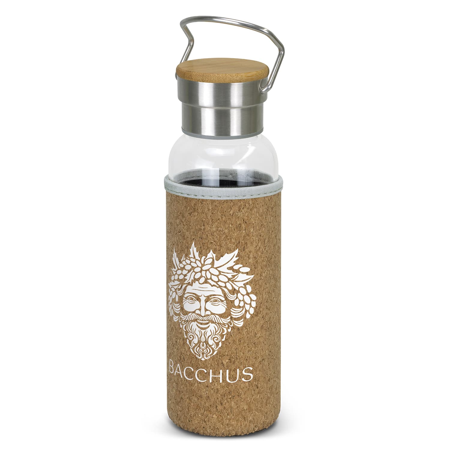 Smilie Nomad Glass Bottle Cork Sleeve · Product view