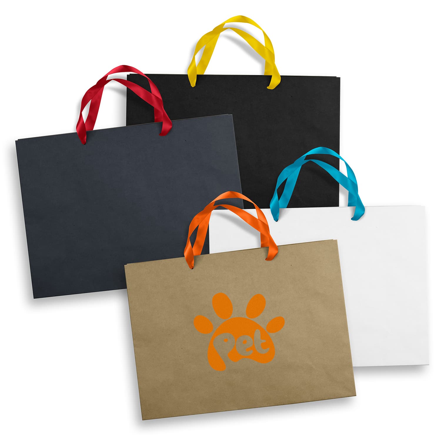 Extra Large Ribbon Handle Paper Bag · Product view