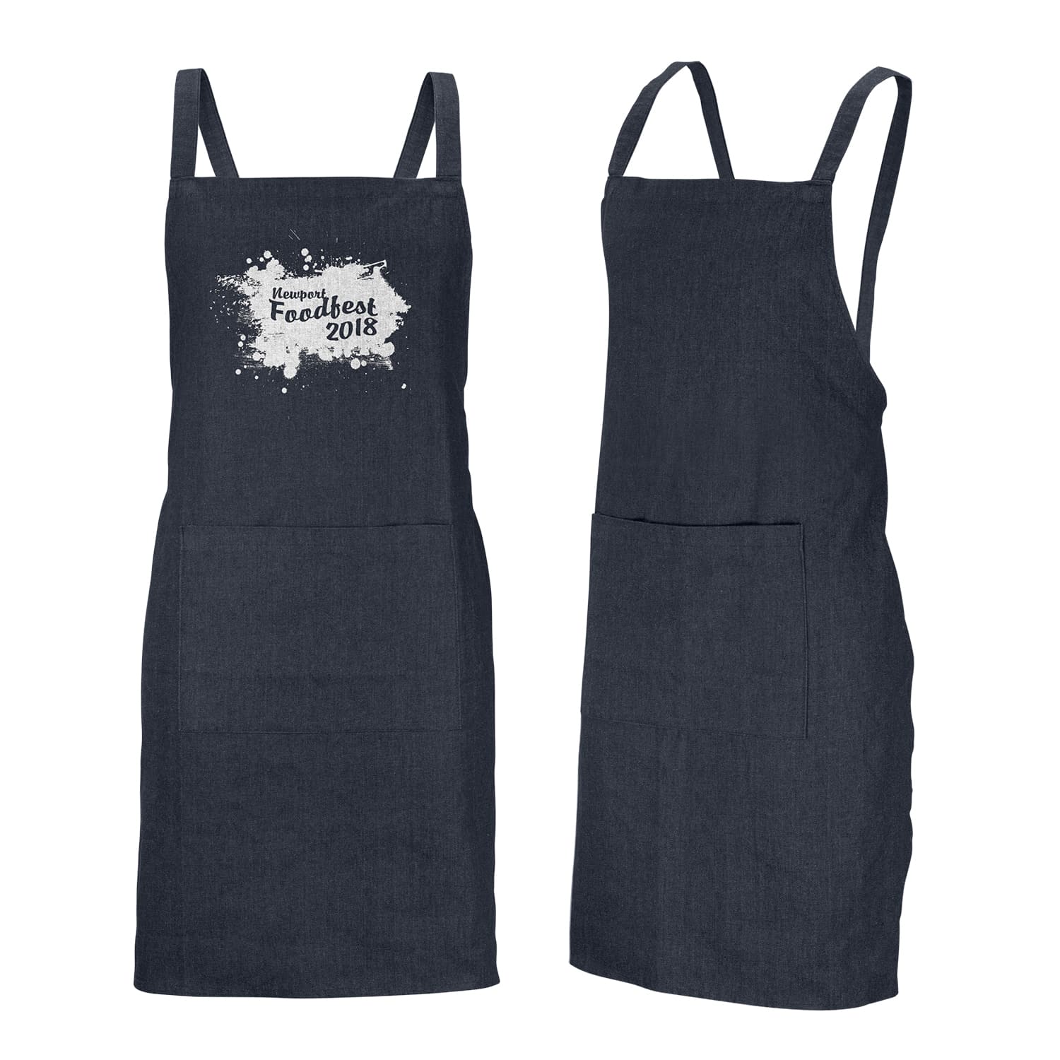 Carolina Denim Bib Apron · Product view