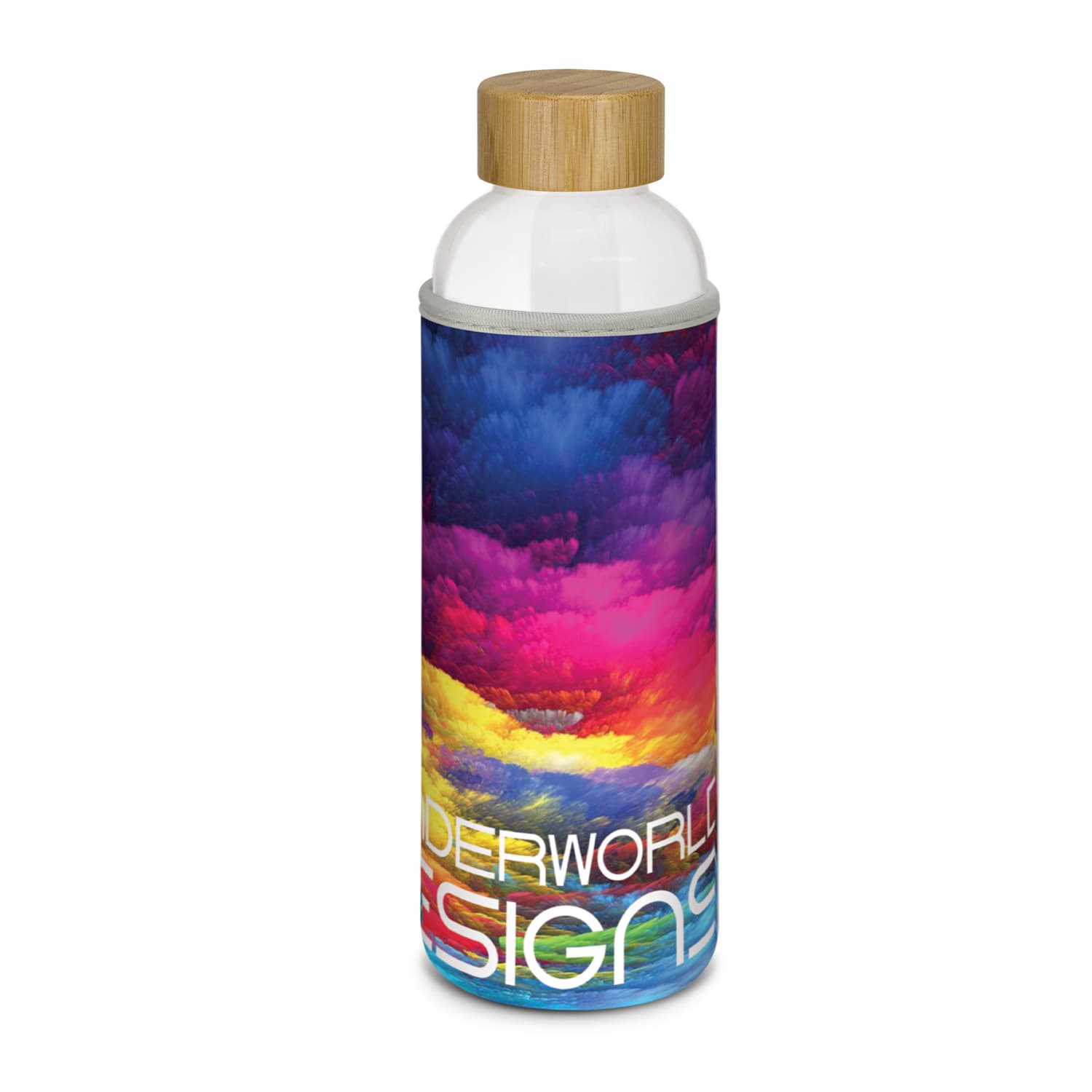 Smilie Eden Glass Bottle Full Colour 600ml · Product view