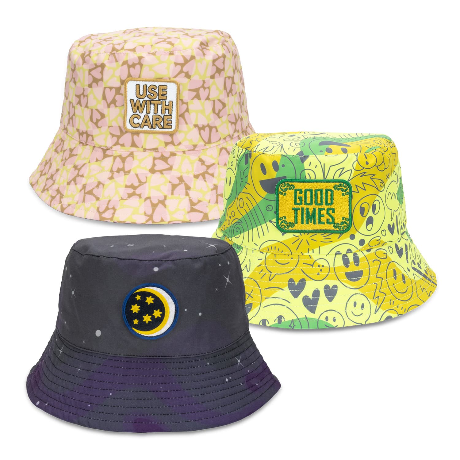 Sonny Custom Bucket Hat With Embroidery Patch · Product view