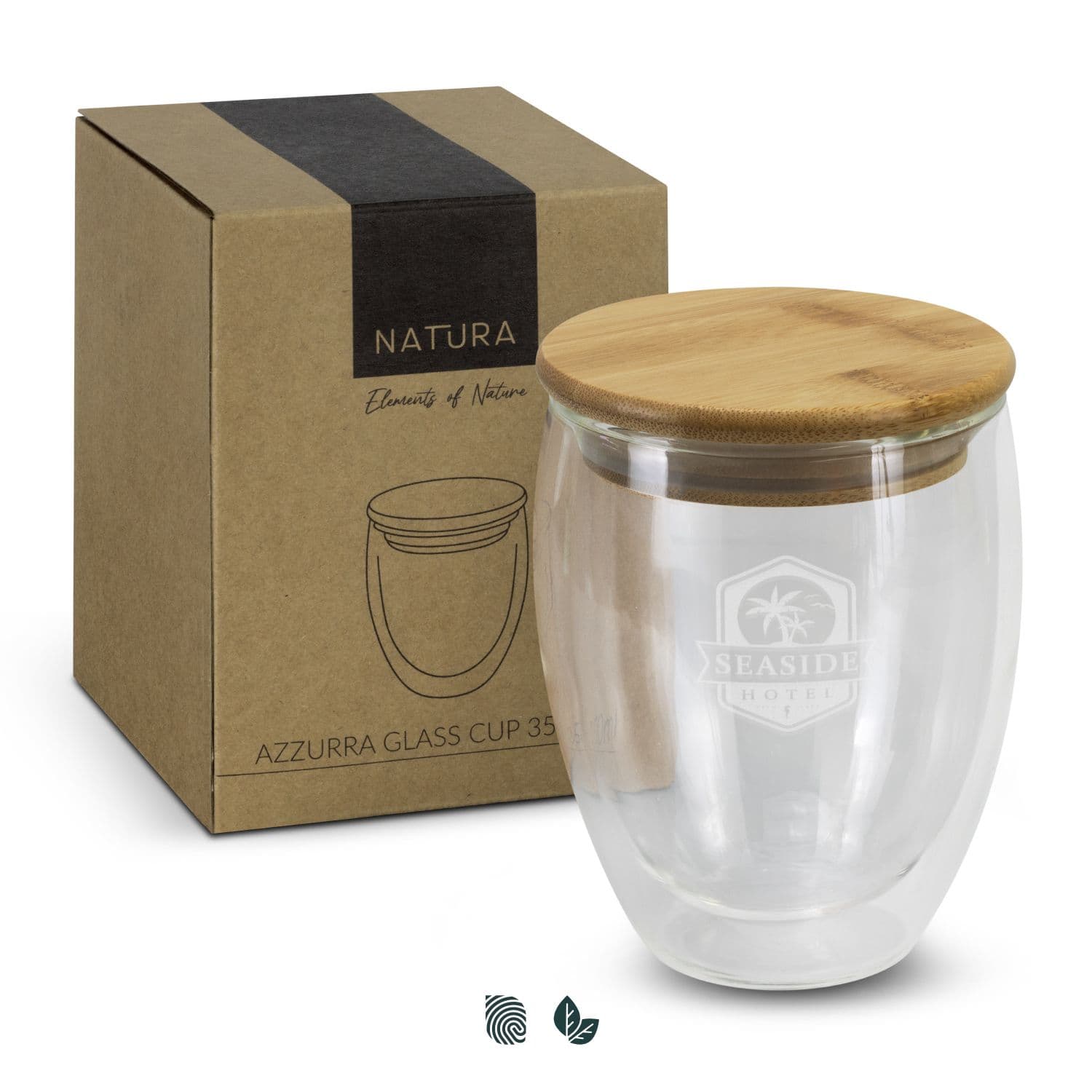 NATURA Azzurra Glass Cup 350ml · Product view