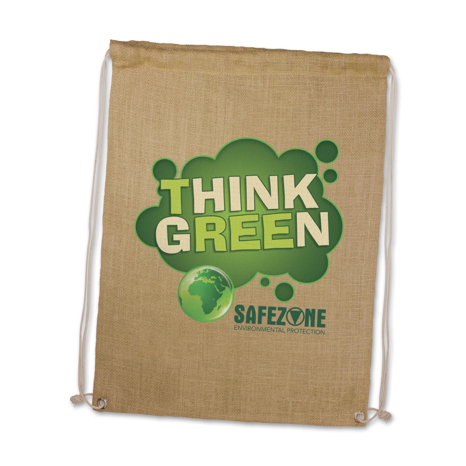 Jute Drawstring Backpack 1.8L · Product view