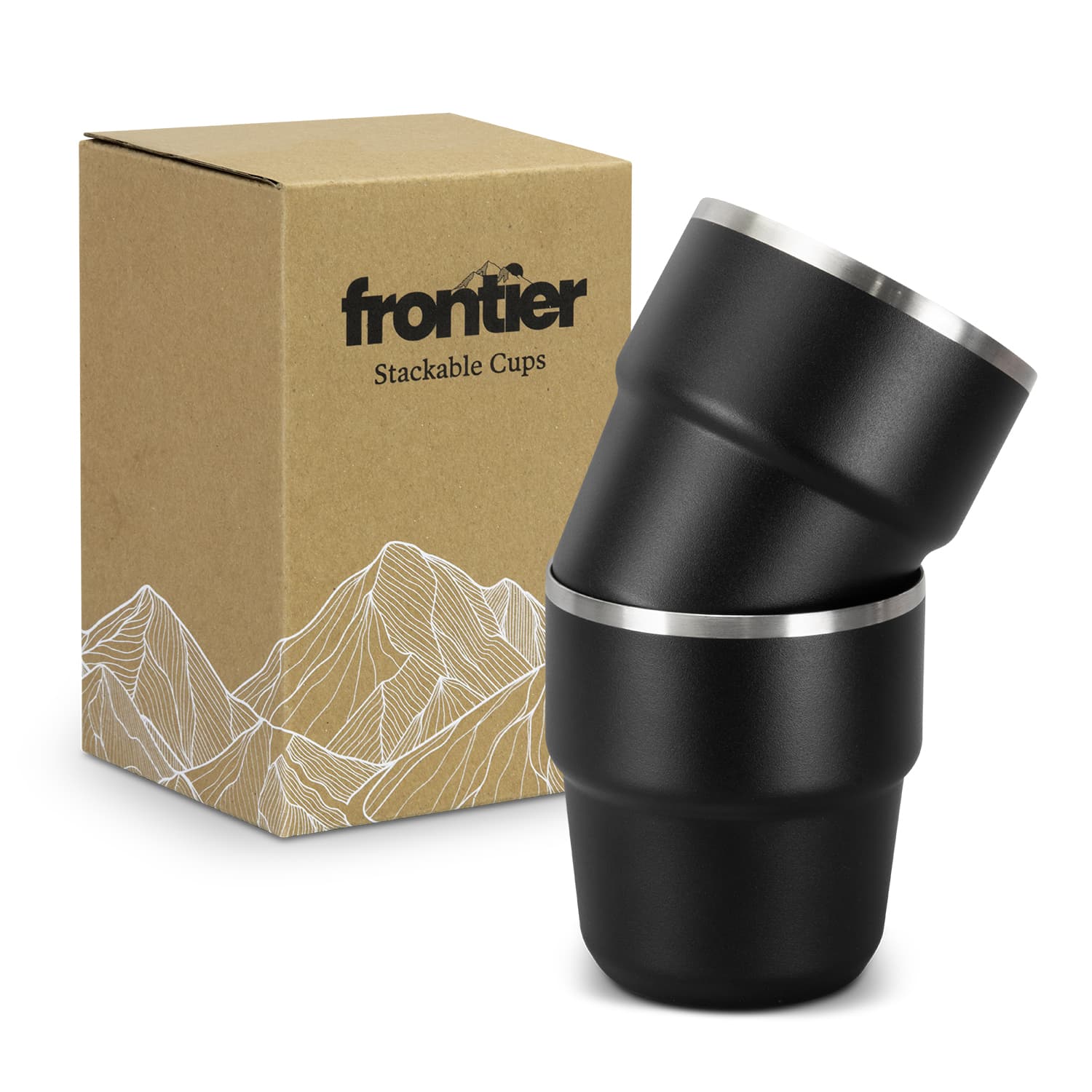 Frontier Stackable Cups Set Of 2 · Product view