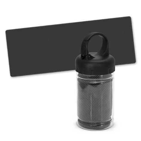 Active Cooling Towel - Tube · Black · product view