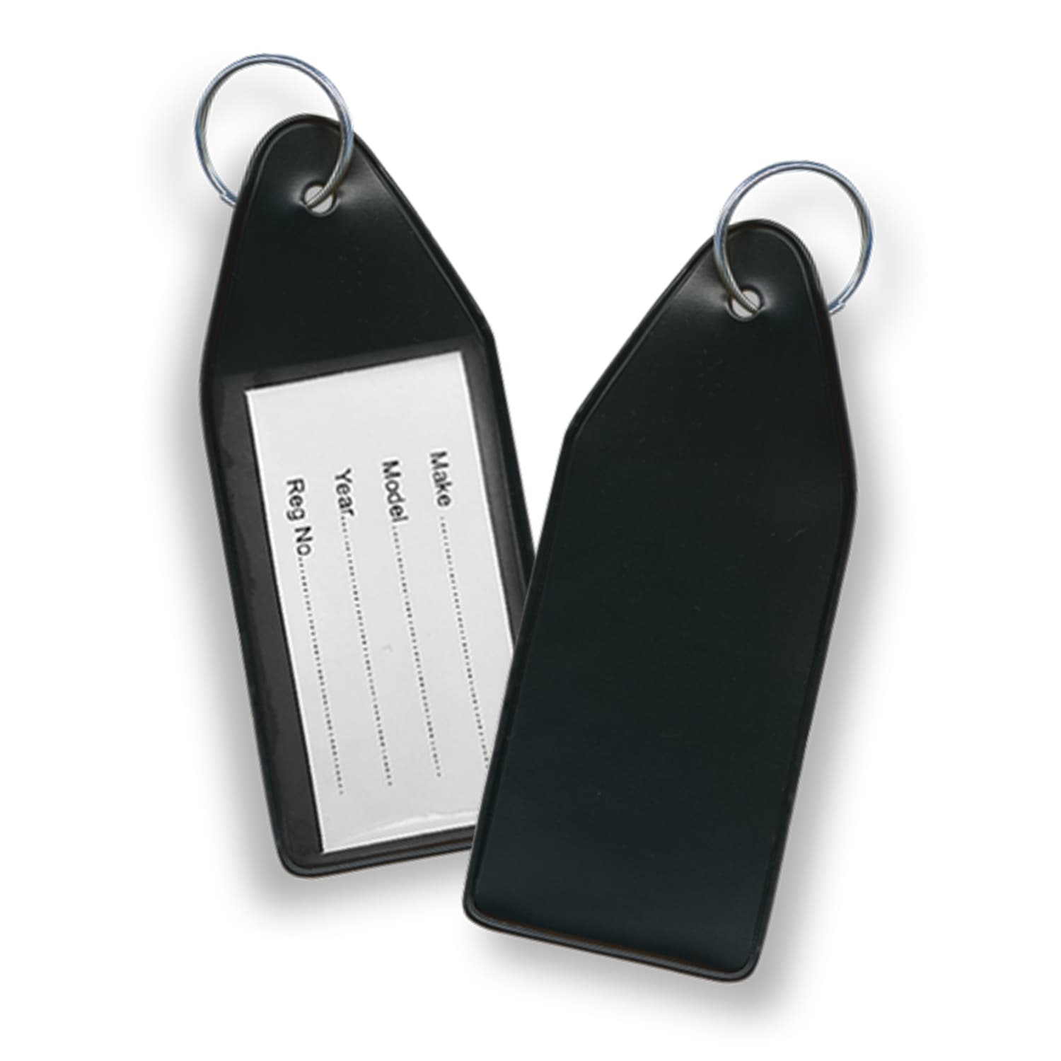 Vinyl Key Tag · Black · front