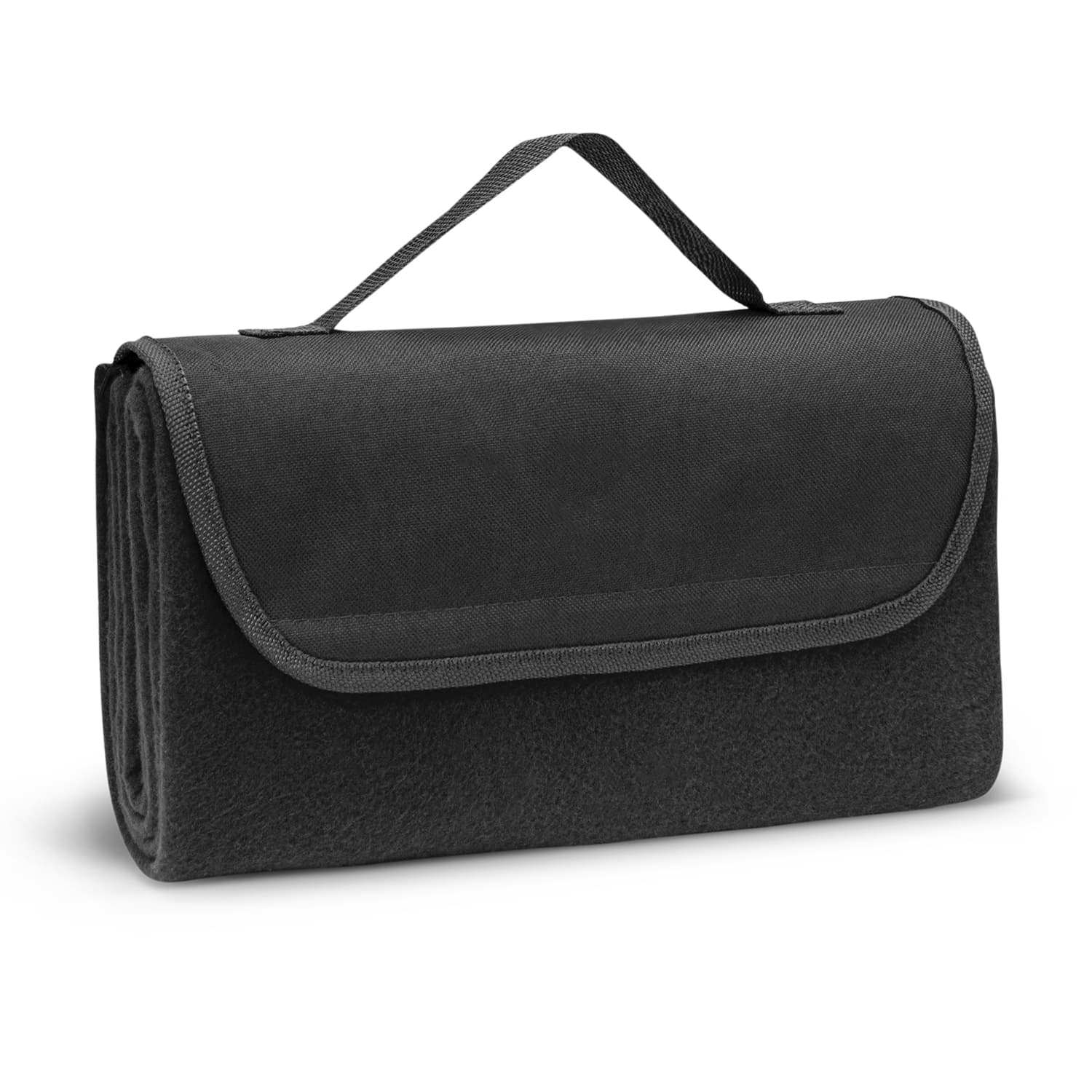 Yukon Fleece Blanket · Black · front