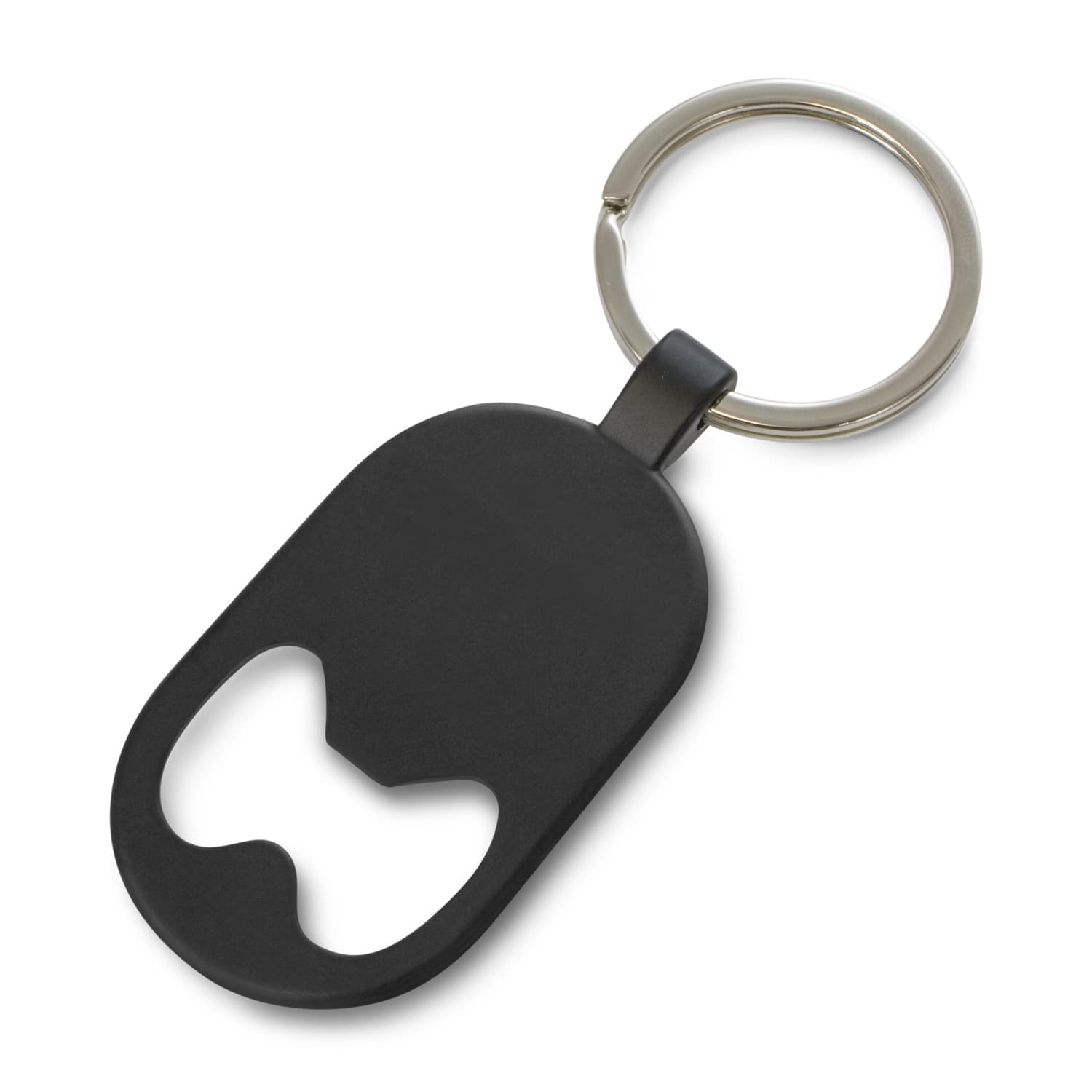 Brio Bottle Opener Key Ring · Black · front
