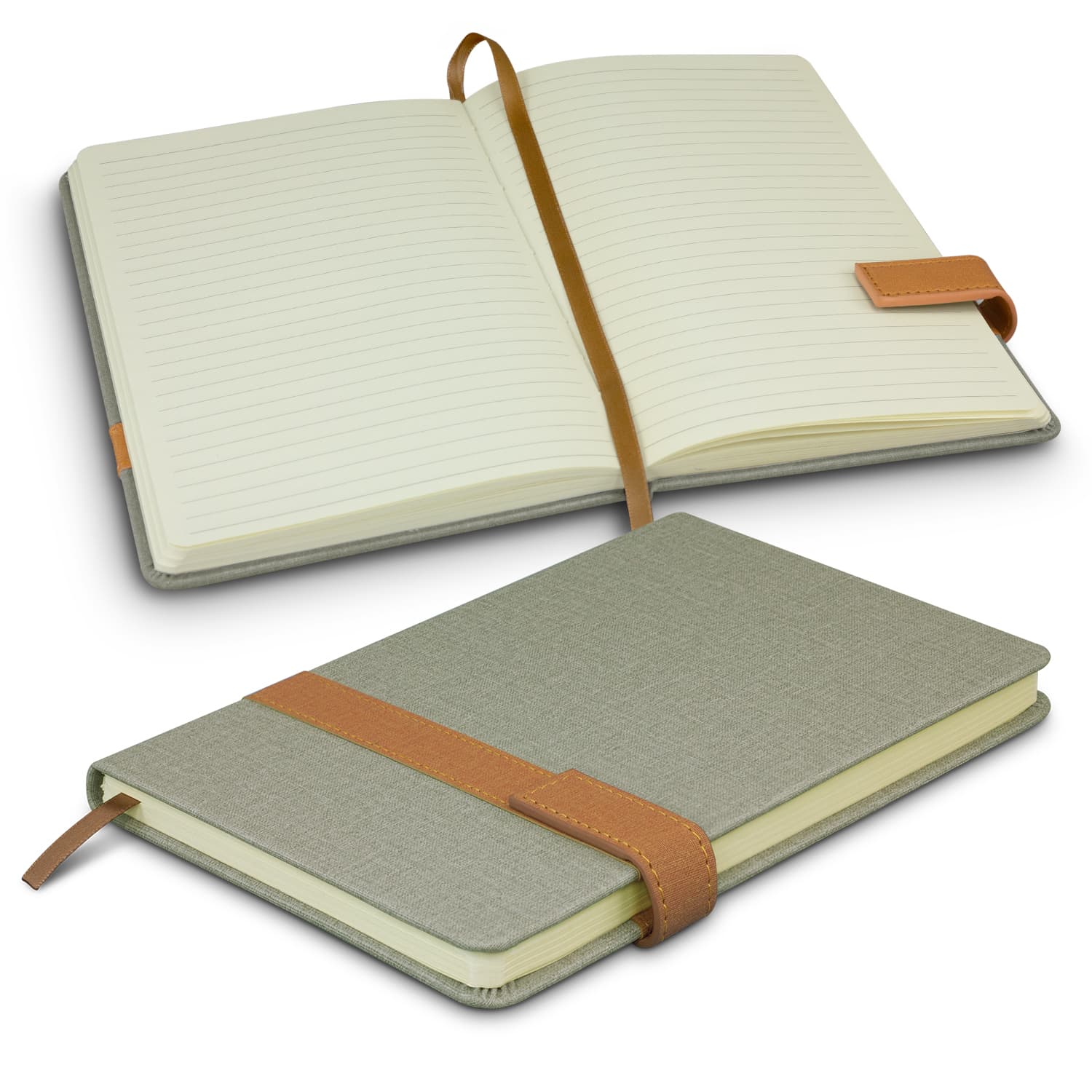 Nirvana Notebook · Grey/Brown · front