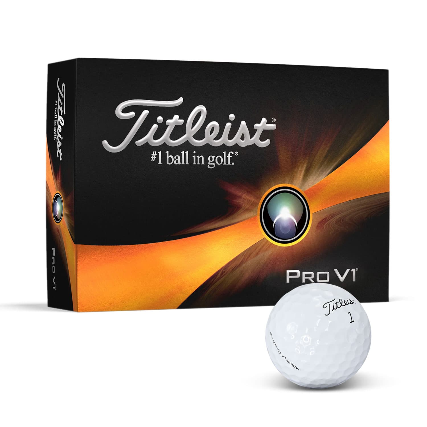 Titleist Pro V1 Golf Ball · White · front