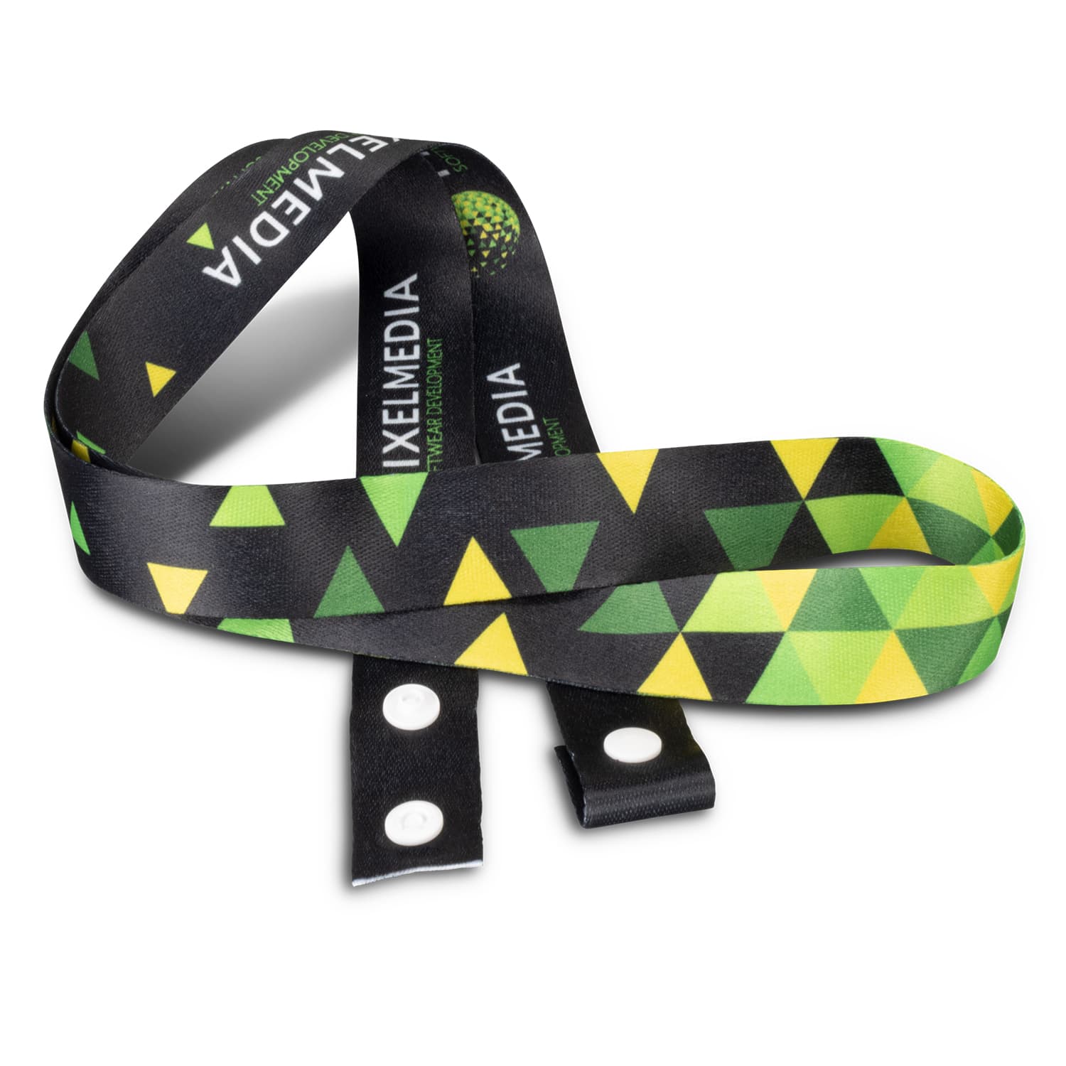 Colour Max Mask Lanyard · White / White · front
