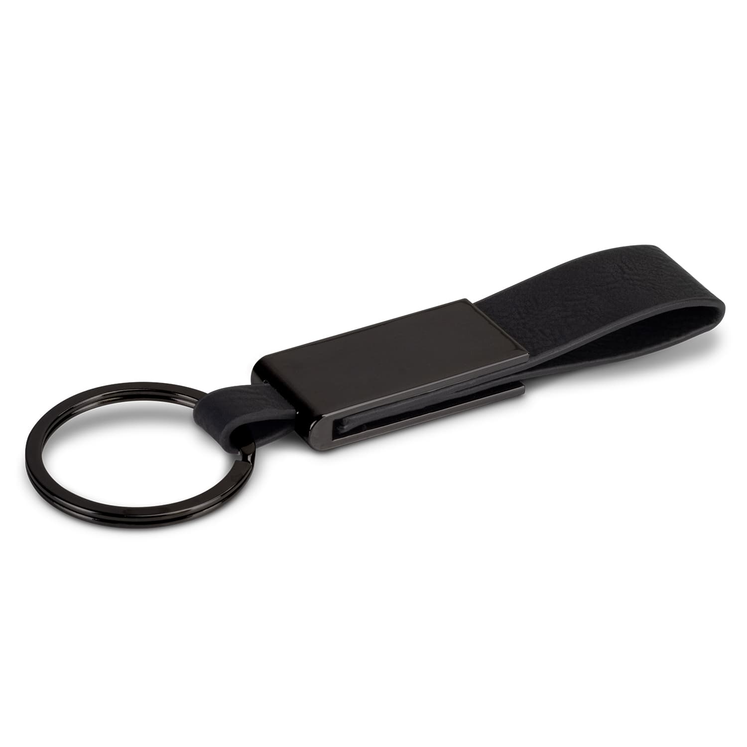 Stanton Key Ring · Black · front