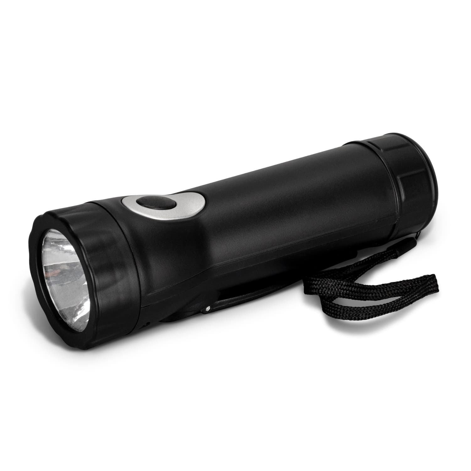 Dynamo Rechargeable Torch · Black · front