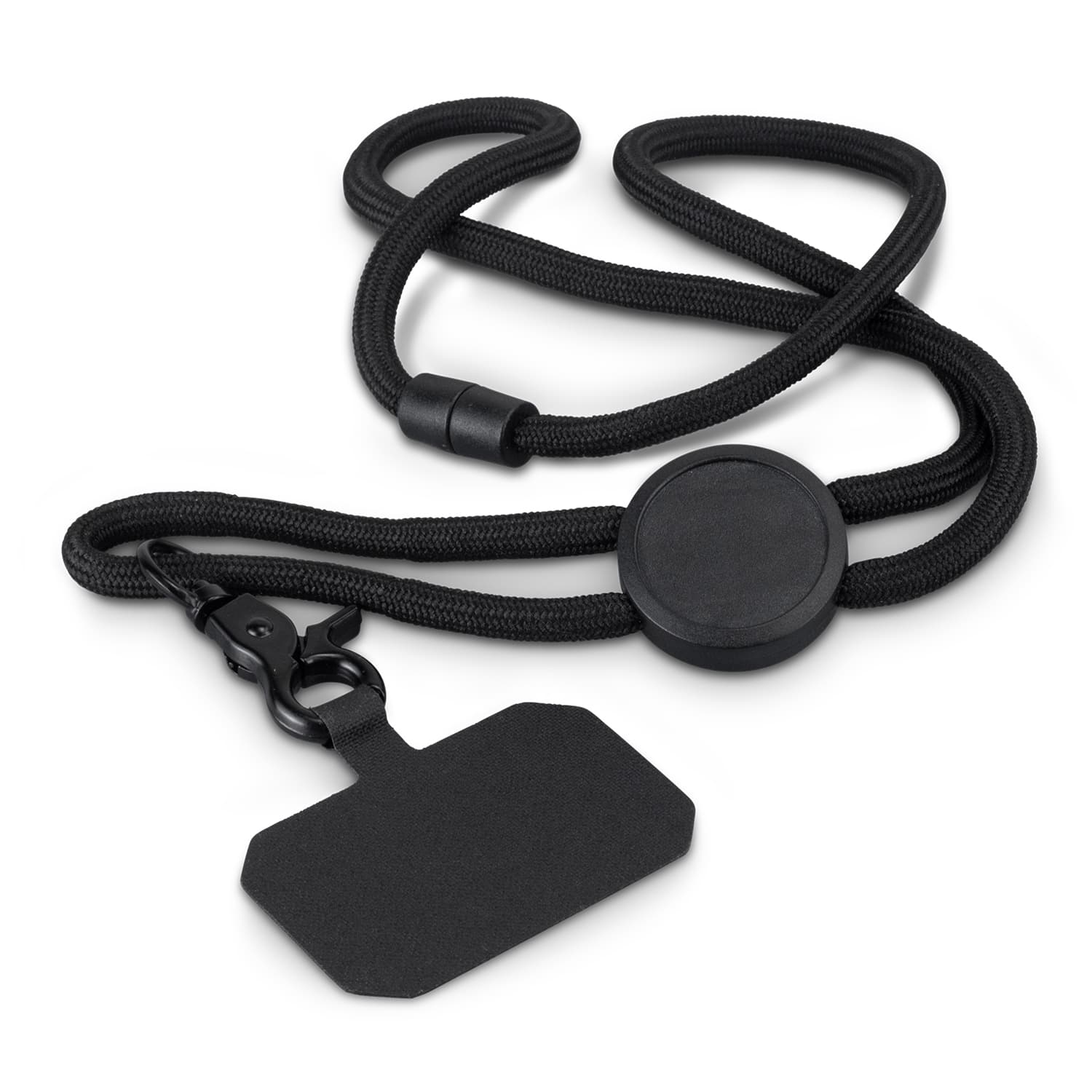 Roam Phone Lanyard · Black · front