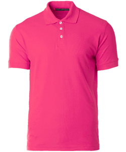 Soft-Touch Polo 220gsm · Heliconia · front